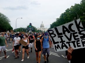 BLM protest photo from DC