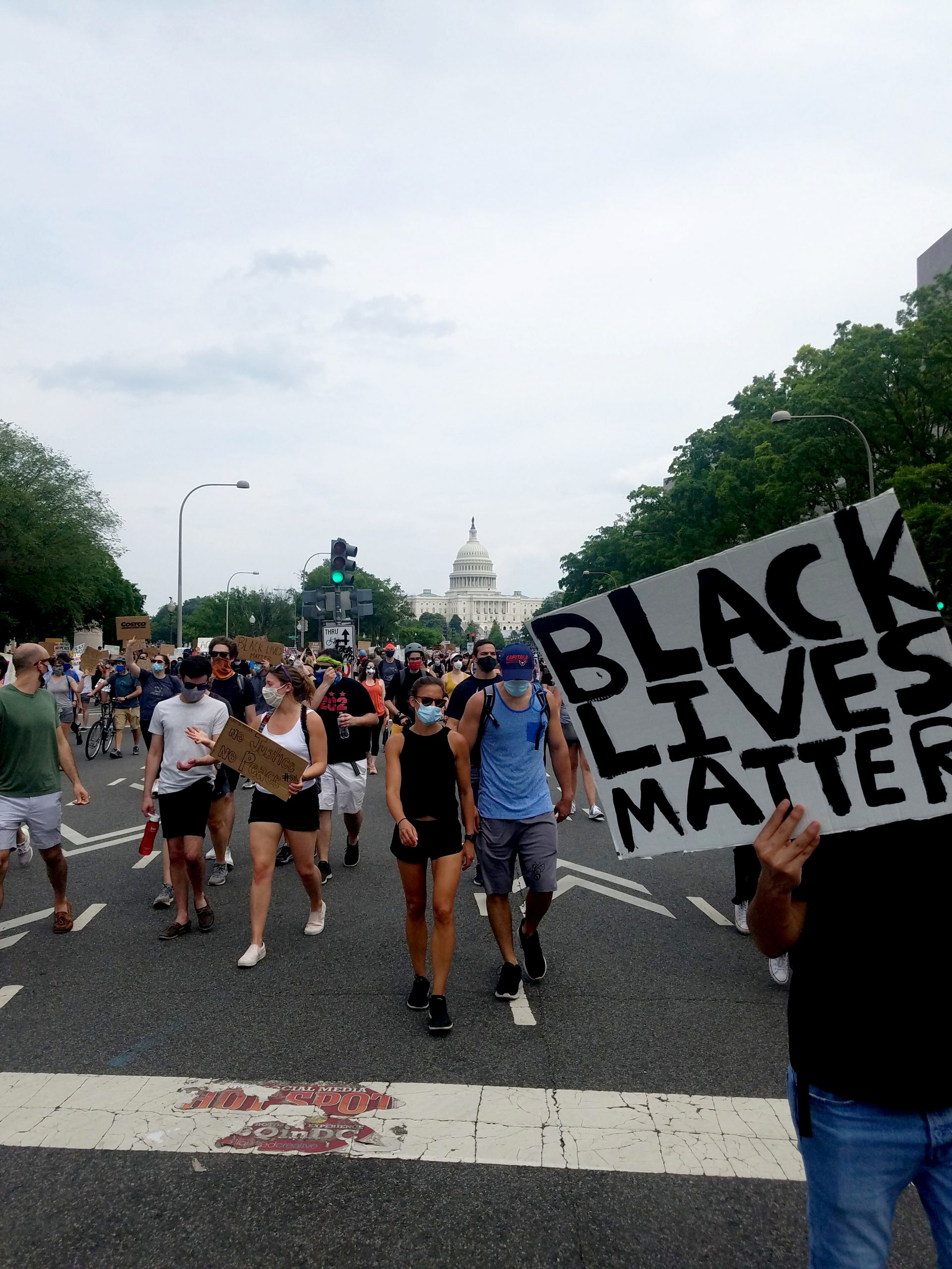 BLM protest photo from DC