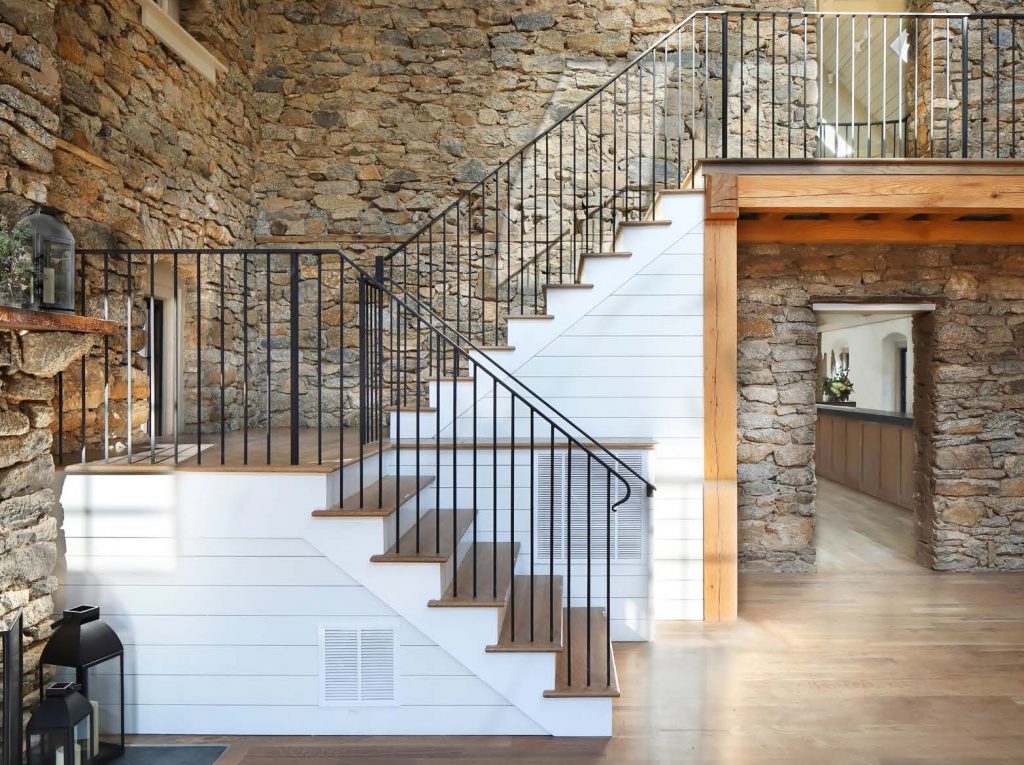 Potters Craft Cidery stairs to upper level designed by Studio Figure