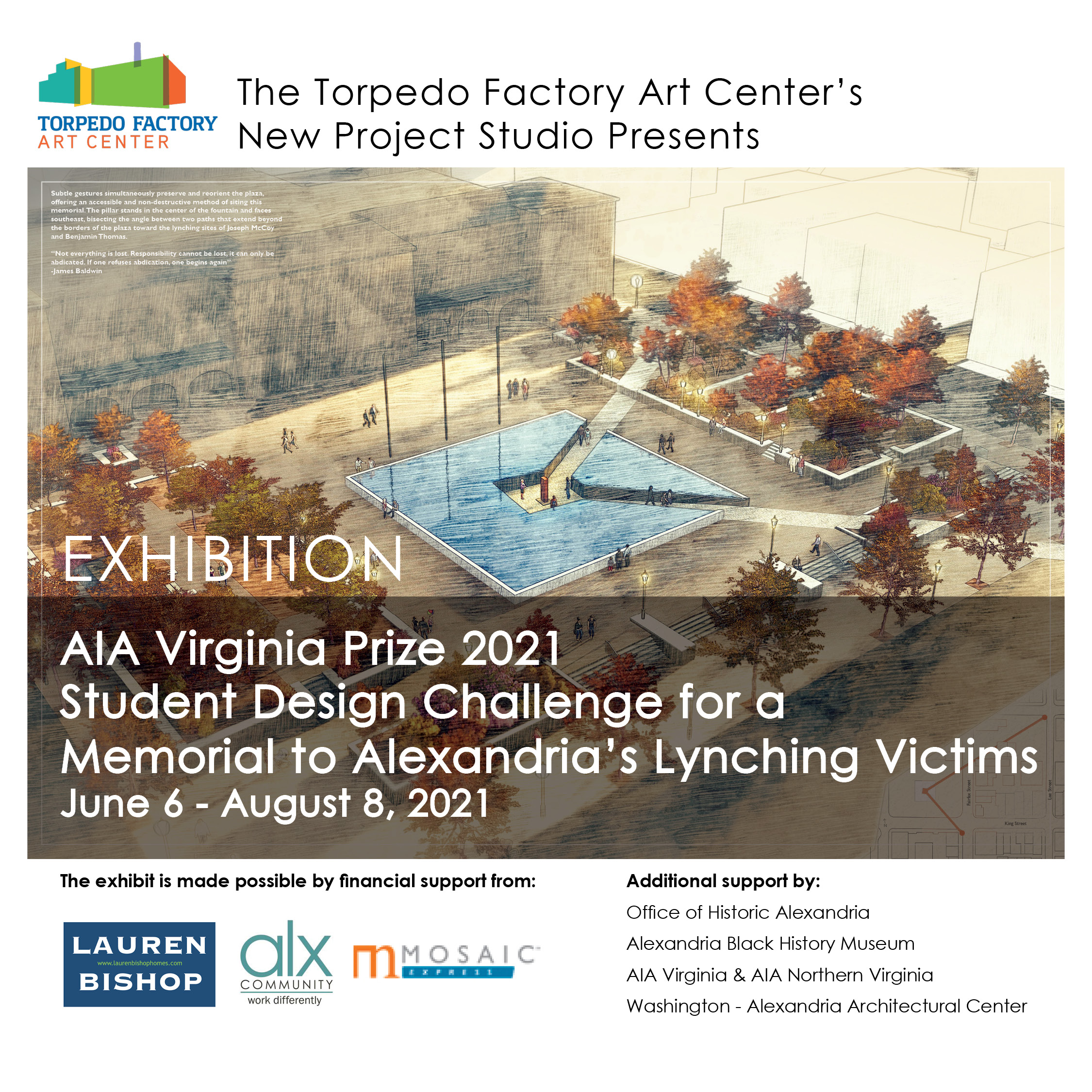 AIA Virginia Prize exhibition graphic