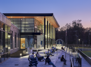 Exterior of Flint Hill Middle School