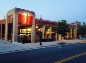 Exterior of Swings Coffee