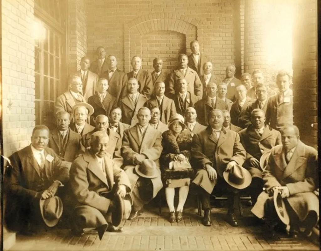 Ethel Bailey Furman and others at the 1928 Negro Contractors’ Conference held at Hampton University