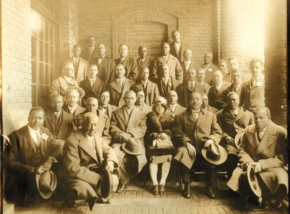 Ethel Bailey Furman and others at the 1928 Negro Contractors’ Conference held at Hampton University