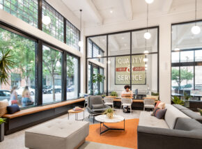 First floor "living room" space of Assembly